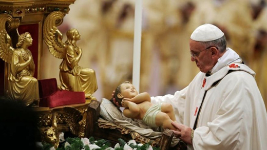 Pope celebrates Christmas